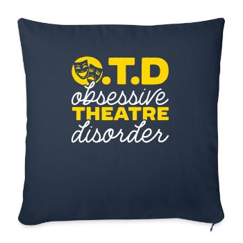 Theatre Rehearsal Performer Artist Actress Actor - Sofa pillowcase 17,3'' x 17,3'' (45 x 45 cm) - navy - Front