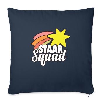 Funny Staar Squad Test Day Teacher Exam Day - Sofa pillowcase 17,3'' x 17,3'' (45 x 45 cm) - navy - Front