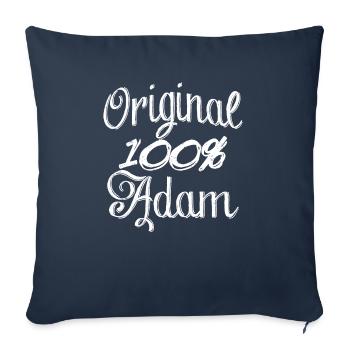 Original 100% Adam - Sofa pillowcase 17,3'' x 17,3'' (45 x 45 cm) - navy - Front