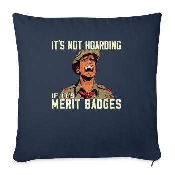 Camping Scoutmaster - Funny Scout Leader - Sofakissenbezug 45 x 45 cm - Navy - Vorne