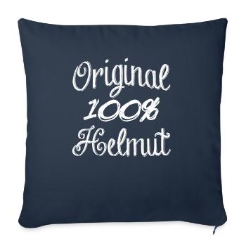 Original 100% Helmut - Sofa pillowcase 17,3'' x 17,3'' (45 x 45 cm) - navy - Front