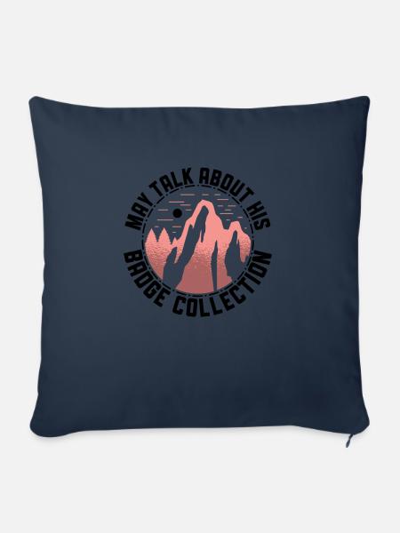Pfadfinderleiter-design Für Einen - Sofakissenbezug 45 x 45 cm - Navy