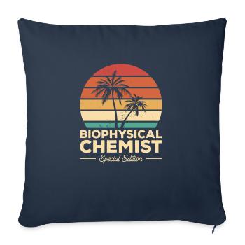 Vintage Biophysical Chemist Special Edition - Sofa pillowcase 17,3'' x 17,3'' (45 x 45 cm) - navy - Front