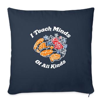 Special Education Teacher Gifts Love Teaching - Sofa pillowcase 17,3'' x 17,3'' (45 x 45 cm) - navy - Front