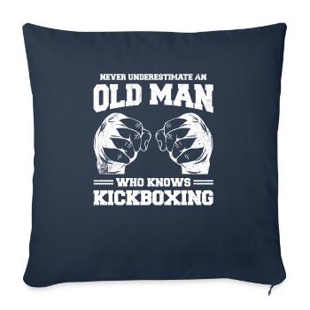 Kickboxen Kickboxer Kickboxing - Sofa pillowcase 17,3'' x 17,3'' (45 x 45 cm) - navy - Front
