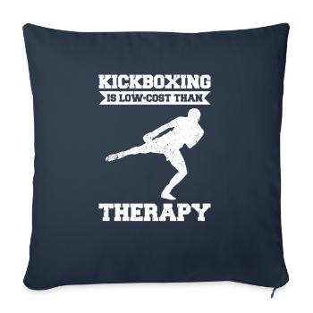 Kickboxen Kickboxer Kickboxing - Sofa pillowcase 17,3'' x 17,3'' (45 x 45 cm) - navy - Front