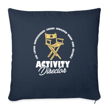 Proud Activity Director Appreciation Professional - Sofa pillowcase 17,3'' x 17,3'' (45 x 45 cm) - navy - Front