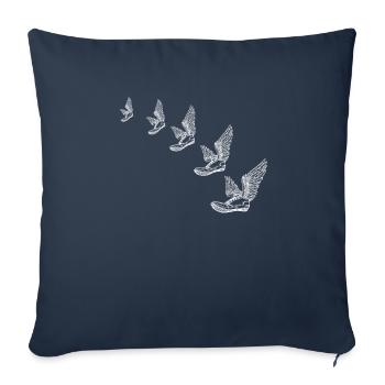 Athletics Athletics Games - Sofa pillowcase 17,3'' x 17,3'' (45 x 45 cm) - navy - Front