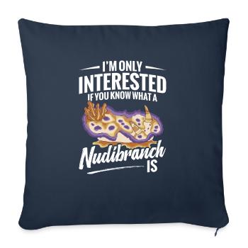 I am only interested in whether you know what a - Sofa pillowcase 17,3'' x 17,3'' (45 x 45 cm) - navy - Front