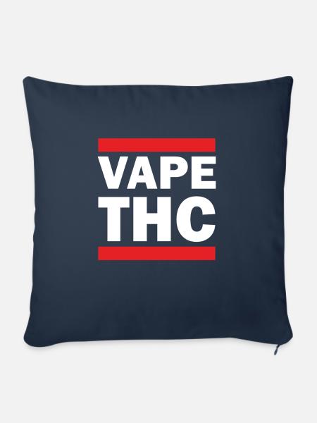 Vape THC White - Sofakissenbezug 45 x 45 cm - Navy