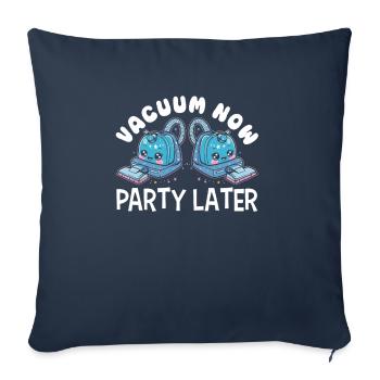 Nettoyant Lover Cleaner - Housse de coussin décorative 45 x 45 cm - bleu marine - Devant