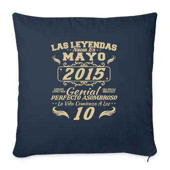 May 2015 Vintage Birthday Gift - Sofa pillowcase 17,3'' x 17,3'' (45 x 45 cm) - navy - Front
