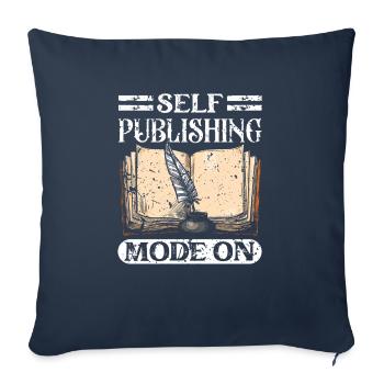 Schriftstellerin Romanschreiben Autor - Sofakissenbezug 45 x 45 cm - Navy - Vorne
