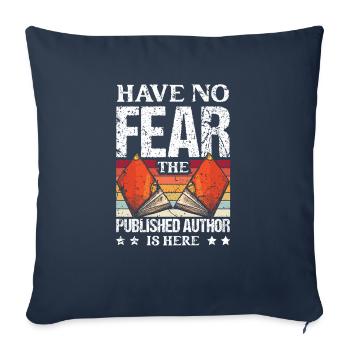 Schriftstellerin Romanschreiben Autor - Sofakissenbezug 45 x 45 cm - Navy - Vorne