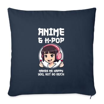 K-Pop-K-Pop-Merch K-Pop-Waren Geschenk - Sofakissenbezug 45 x 45 cm - Navy - Vorne