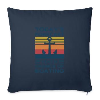 Captain Captains Boating Gift - Sofa pillowcase 17,3'' x 17,3'' (45 x 45 cm) - navy - Front