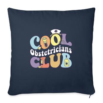 Cool Obstetricians Club Gynecologist Practitioner - Sofakissenbezug 45 x 45 cm - Navy - Vorne