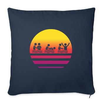 Religious Christian Baptism Church Baptized In - Sofa pillowcase 17,3'' x 17,3'' (45 x 45 cm) - navy - Front