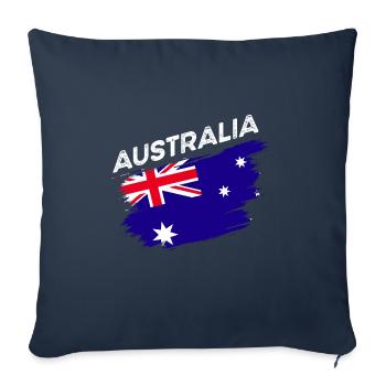 Australia - Sofa pillowcase 17,3'' x 17,3'' (45 x 45 cm) - navy - Front