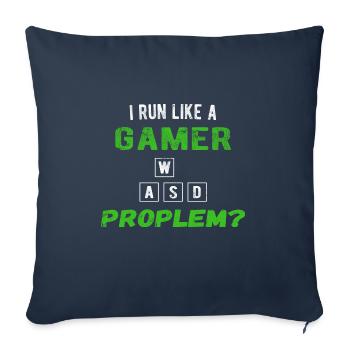 Gaming Gaming Video Games PC Console - Sofa pillowcase 17,3'' x 17,3'' (45 x 45 cm) - navy - Front