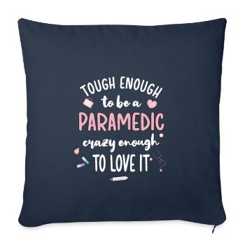 Paramedic Paramedic Paramedic Paramedic Rescue Worker - Sofa pillowcase 17,3'' x 17,3'' (45 x 45 cm) - navy - Front