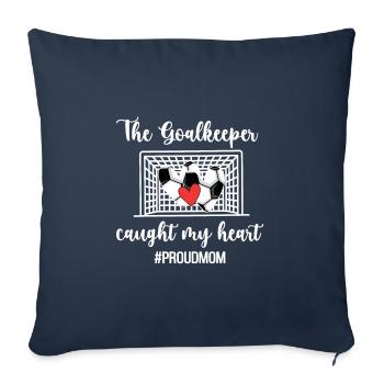 Soccer Goalkeeper Mother Soccer Goalkeeper Mama Goalie - Sofa pillowcase 17,3'' x 17,3'' (45 x 45 cm) - navy - Front