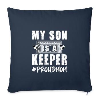 Soccer Goalkeeper Mother Soccer Goalkeeper Mama Goalie - Sofa pillowcase 17,3'' x 17,3'' (45 x 45 cm) - navy - Front