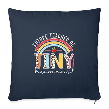 Future Teacher Teacher Training Student Teacher Training Programme - Sofa pillowcase 17,3'' x 17,3'' (45 x 45 cm) - navy - Front