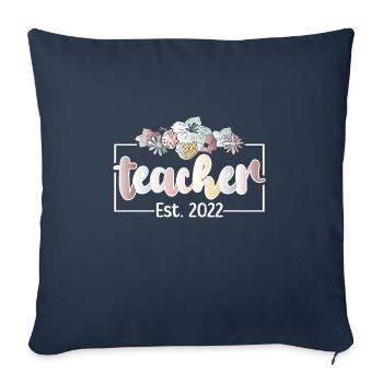 Future Teacher Teacher Training Student Teacher Training Programme - Sofa pillowcase 17,3'' x 17,3'' (45 x 45 cm) - navy - Front