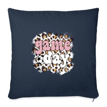 Football Game Day Football Fan Football Match Day - Sofa pillowcase 17,3'' x 17,3'' (45 x 45 cm) - navy - Front