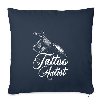 Tattoo Artist Tattoo Artist Gift Tattoo Artist - Sofa pillowcase 17,3'' x 17,3'' (45 x 45 cm) - navy - Front