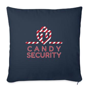 Candy Security Kids Parents Matching Anniversaire - Housse de coussin décorative 45 x 45 cm - bleu marine - Devant