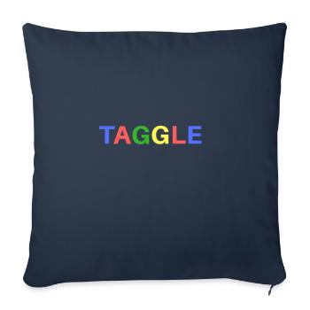 Humour Homme T-shirt | Tee Shirt Fun et Rigolo - Housse de coussin décorative 45 x 45 cm - bleu marine - Devant