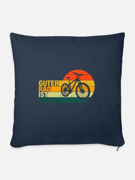 Guter Rad ist teuer - Sofakissenbezug 45 x 45 cm - Navy