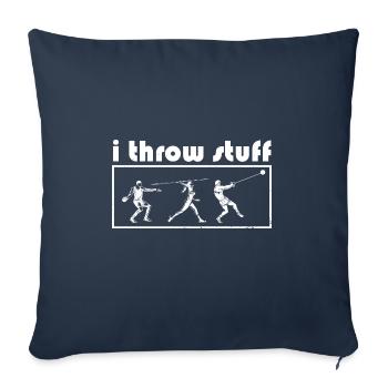I Throw Stuff Discus Thrower Shot Put Track & - Sofakissenbezug 45 x 45 cm - Navy - Vorne
