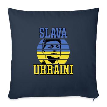 Slava Ukraini Zelensky Sunset - Sofakissenbezug 45 x 45 cm - Navy - Vorne