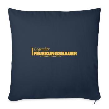 Occupation Combustion Engineer - Sofa pillowcase 17,3'' x 17,3'' (45 x 45 cm) - navy - Front