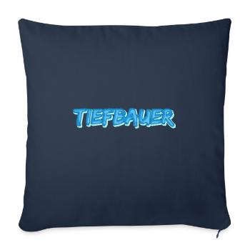 Ingénieur civil comme métier - Housse de coussin décorative 45 x 45 cm - bleu marine - Devant