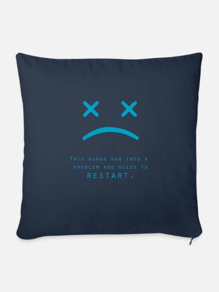 Computer - Sofakissenbezug 45 x 45 cm - Navy