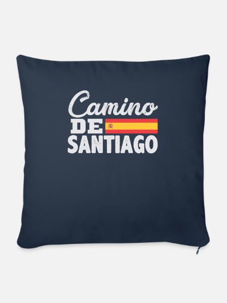 Jakobsweg Jakobsweg - Sofakissenbezug 45 x 45 cm - Navy