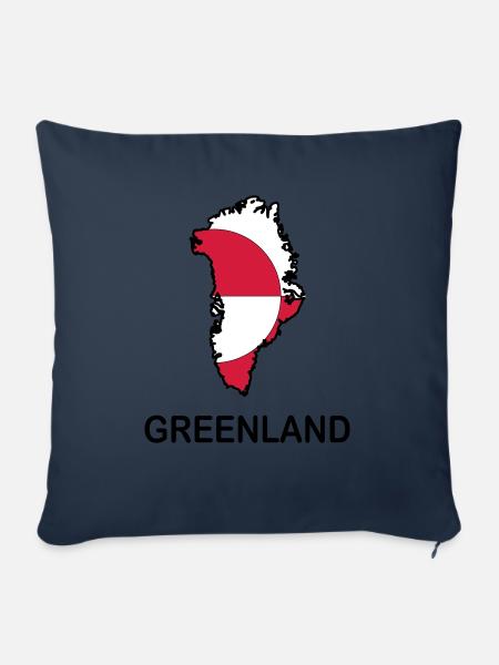 Grönland - Sofakissenbezug 45 x 45 cm - Navy