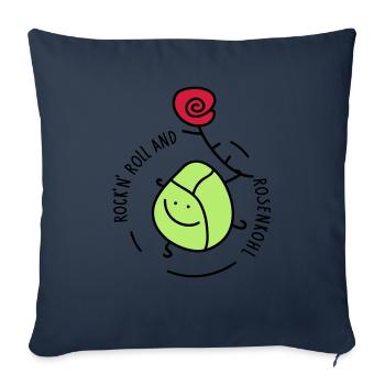 Rock and Roll - Sofakissenbezug 45 x 45 cm - Navy - Vorne