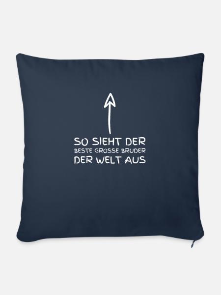 So Sieht Der Beste Grosse Bruder Der Welt Aus - Sofakissenbezug 45 x 45 cm - Navy