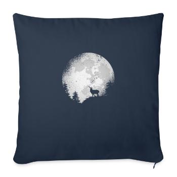 Zodiac Capricorn Goat Moon Capricorn Forest - Sofa pillowcase 17,3'' x 17,3'' (45 x 45 cm) - navy - Front