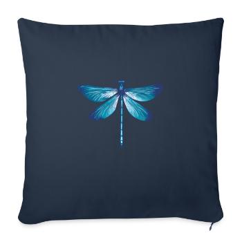 Dragonfly Dragonflies Insects Nature Entomologist Biologist - Sofa pillowcase 17,3'' x 17,3'' (45 x 45 cm) - navy - Front