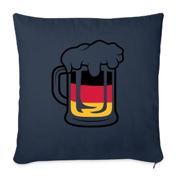 Germany Maßkrug - Sofa pillowcase 17,3'' x 17,3'' (45 x 45 cm) - navy - Front