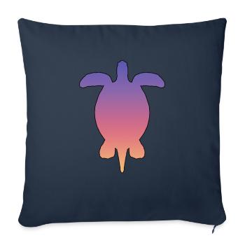 Turtle - Sofakissenbezug 45 x 45 cm - Navy - Vorne