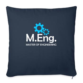 Master's Degree 2022 Master of Engineering - Sofa pillowcase 17,3'' x 17,3'' (45 x 45 cm) - navy - Front