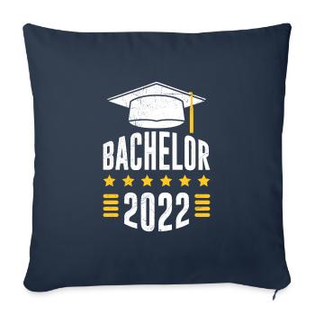Bachelor 2022 Bachelor's Degree Bachelor - Sofa pillowcase 17,3'' x 17,3'' (45 x 45 cm) - navy - Front