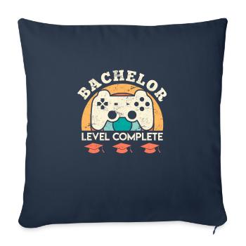 Bachelor Title Bachelor Thesis Bachelor - Sofa pillowcase 17,3'' x 17,3'' (45 x 45 cm) - navy - Front